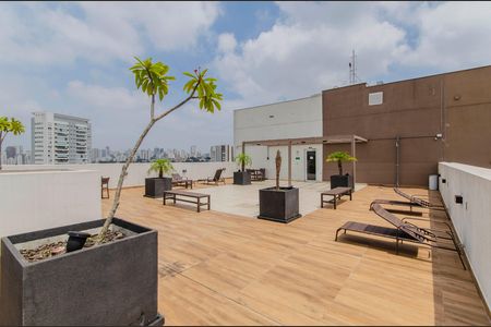 Área comum - Terraço de apartamento para alugar com 1 quarto, 34m² em Jardim da Gloria, São Paulo