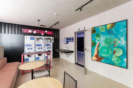 Studio à venda com 25m², 1 quarto e sem vagaLavanderia