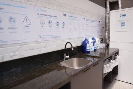 Studio para alugar com 27m², 1 quarto e sem vagaLavanderia / Bicicletário