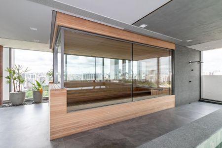 Studio para alugar com 29m², 1 quarto e sem vaga Studio para alugar com 29m², 1 quarto e sem vagaÁrea comum - Sauna