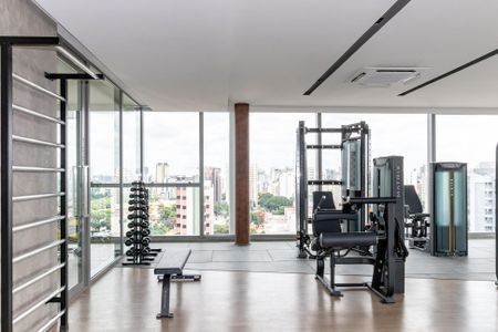 Studio para alugar com 29m², 1 quarto e sem vaga Studio para alugar com 29m², 1 quarto e sem vagaÁrea comum - Academia
