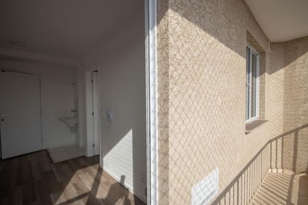 Varanda da Sala de apartamento à venda com 1 quarto, 30m² em Parque Vitoria, São Paulo