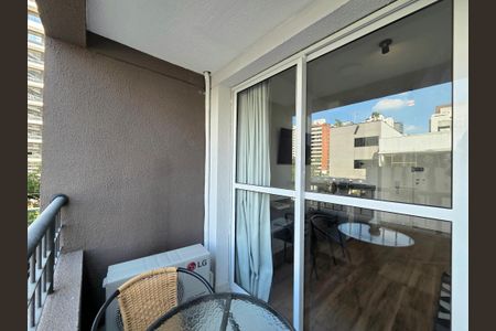 Studio para alugar com 27m², 1 quarto e sem vagaVaranda