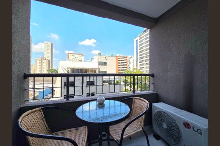 Studio para alugar com 27m², 1 quarto e sem vagaVaranda
