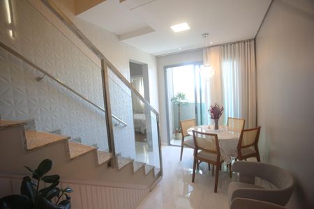 Sala de apartamento à venda com 2 quartos, 114m² em Coração Eucarístico, Belo Horizonte