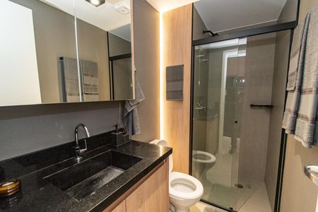 Studio à venda com 27m², 1 quarto e sem vaga Studio à venda com 27m², 1 quarto e sem vagaBanheiro
