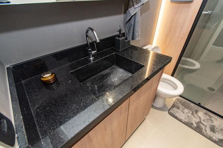 Studio à venda com 27m², 1 quarto e sem vaga Studio à venda com 27m², 1 quarto e sem vagaBanheiro