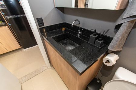 Studio à venda com 27m², 1 quarto e sem vaga Studio à venda com 27m², 1 quarto e sem vagaBanheiro