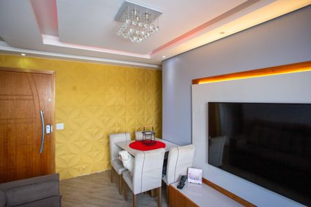 Sala de apartamento à venda com 2 quartos, 53m² em Vila Nogueira, Diadema