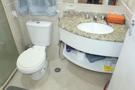 Banheiro de kitnet/studio à venda com 1 quarto, 36m² em Santa Paula, São Caetano do Sul