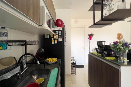 Apartamento à venda com 49m², 2 quartos e 1 vagaCozinha e área de serviço