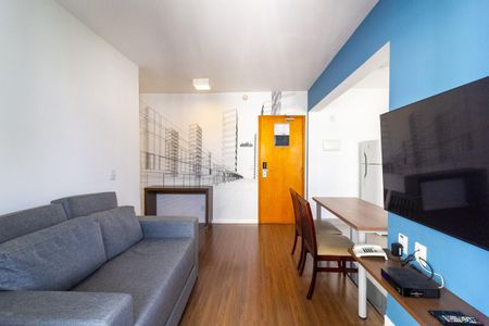 Sala de apartamento à venda com 2 quartos, 55m² em Cidade Monções, São Paulo