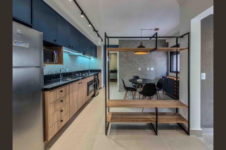 Sala/Cozinha de apartamento para alugar com 1 quarto, 40m² em Butantã, São Paulo