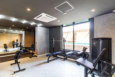 Apartamento para alugar com 40m², 1 quarto e sem vaga Apartamento para alugar com 40m², 1 quarto e sem vagaÁrea comum - Academia