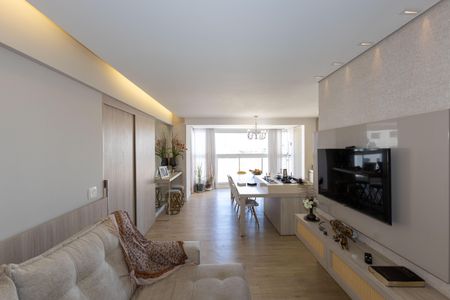 Sala de apartamento à venda com 3 quartos, 86m² em Vila da Serra, Nova Lima