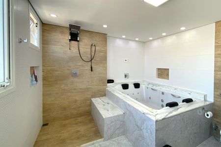 Casa para alugar com 180m², 3 quartos e 2 vagasBanheiro da Suíte