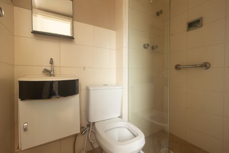 Apartamento para alugar com 35m², 2 quartos e sem vaga Apartamento para alugar com 35m², 2 quartos e sem vagaBanheiro da Suíte