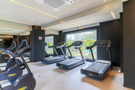 Studio para alugar com 24m², 1 quarto e sem vaga Studio para alugar com 24m², 1 quarto e sem vagaÁrea comum - Academia