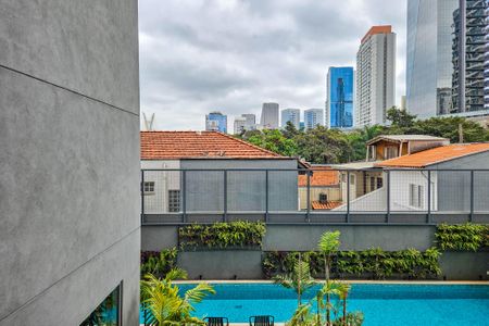 Studio para alugar com 24m², 1 quarto e sem vaga Studio para alugar com 24m², 1 quarto e sem vagaVista da Varanda