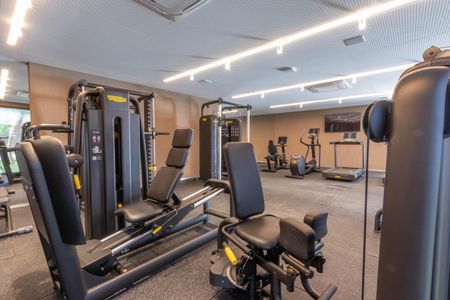 Apartamento à venda com 377m², 4 quartos e 4 vagas Apartamento à venda com 377m², 4 quartos e 4 vagasÁrea comum - Academia