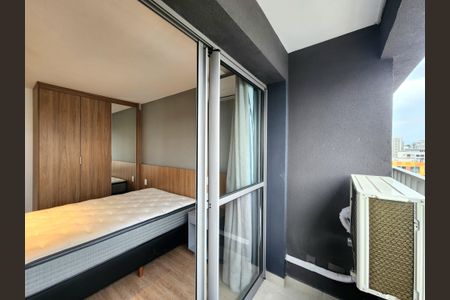 Studio para alugar com 25m², 1 quarto e sem vagaVaranda