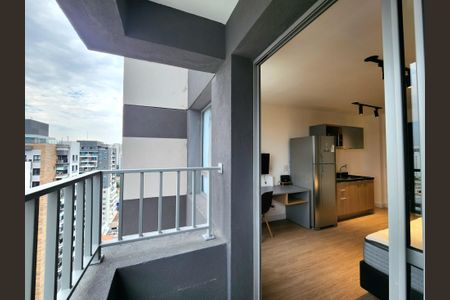 Studio para alugar com 25m², 1 quarto e sem vagaVaranda
