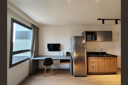 Studio de kitnet/studio para alugar com 1 quarto, 25m² em Indianópolis, São Paulo