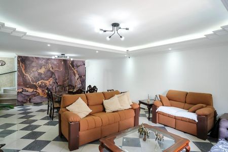 Sala de casa à venda com 4 quartos, 442m² em Osvaldo Cruz, São Caetano do Sul