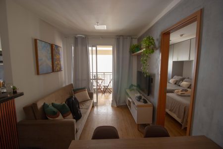 Sala de apartamento para alugar com 1 quarto, 40m² em Condomínio Tagualive, Brasília