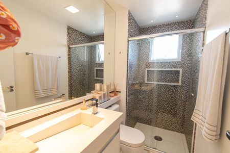 Apartamento para alugar com 67m², 2 quartos e 2 vagas Apartamento para alugar com 67m², 2 quartos e 2 vagasBanheiro da Suíte