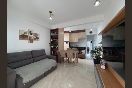 Sala de apartamento à venda com 2 quartos, 54m² em Jardim, Santo André