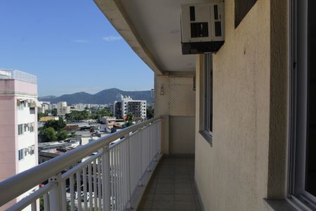Varanda da Sala de apartamento para alugar com 2 quartos, 137m² em Taquara, Rio de Janeiro