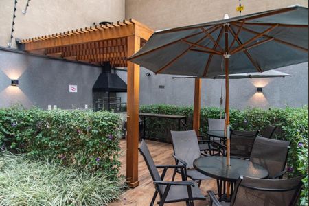 Studio à venda com 27m², 1 quarto e sem vagaChurrasqueira