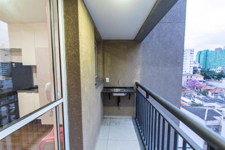 Studio à venda com 27m², 1 quarto e sem vagaVaranda