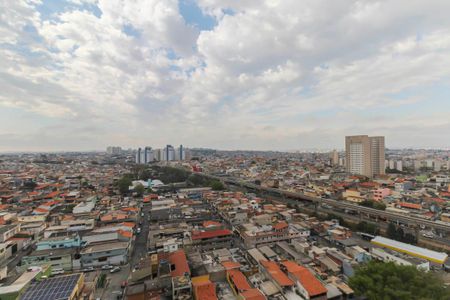 Varanda da Sala de apartamento à venda com 1 quarto, 28m² em Vila Tolstoi, São Paulo