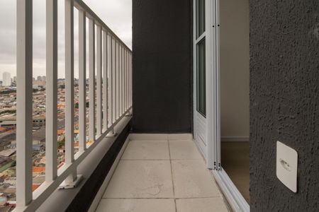 Apartamento à venda com 60m², 1 quarto e sem vagaVaranda do quarto