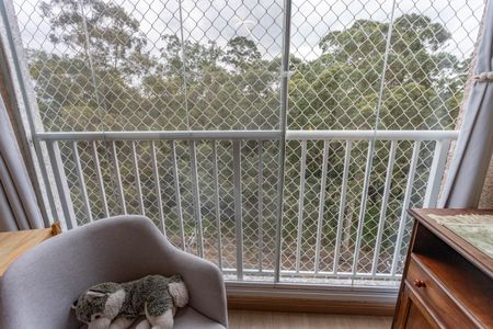 Varanda da sala de apartamento para alugar com 2 quartos, 45m² em Campanário, Diadema