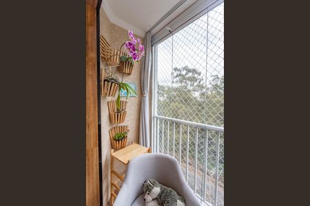 Varanda da sala de apartamento para alugar com 2 quartos, 45m² em Campanário, Diadema