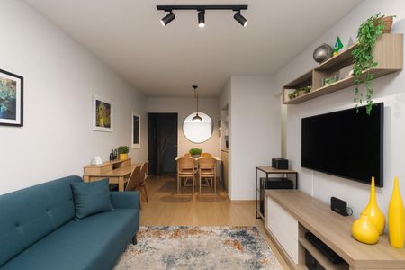 Sala de apartamento à venda com 1 quarto, 65m² em Pompeia, São Paulo