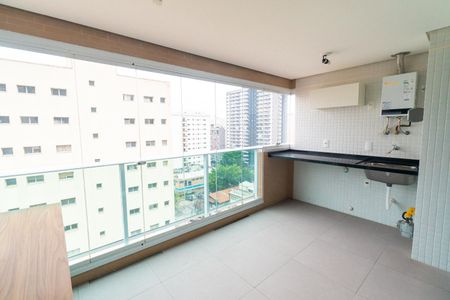 Sacada da Sala de apartamento para alugar com 1 quarto, 44m² em Vila Clementino, São Paulo
