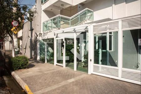 Apartamento para alugar com 44m², 1 quarto e 1 vagaFachada e portaria