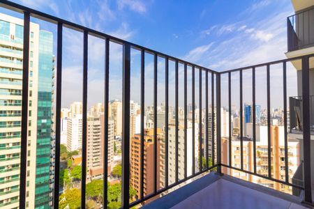 Varanda de apartamento à venda com 1 quarto, 27m² em Campo Belo, São Paulo