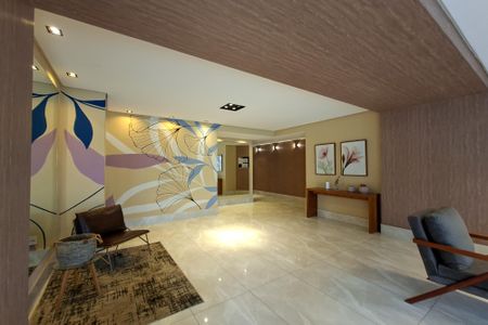 Apartamento para alugar com 132m², 2 quartos e 1 vagaHall social