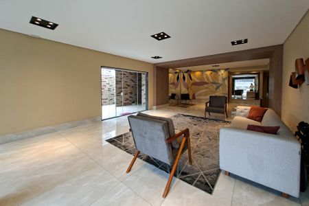 Apartamento para alugar com 132m², 2 quartos e 1 vagaHall social