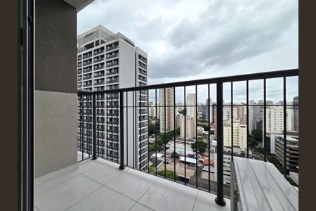 Varanda de apartamento à venda com 1 quarto, 25m² em Vila Olímpia, São Paulo