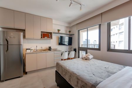 Studio de kitnet/studio para alugar com 1 quarto, 23m² em Santo Amaro, São Paulo