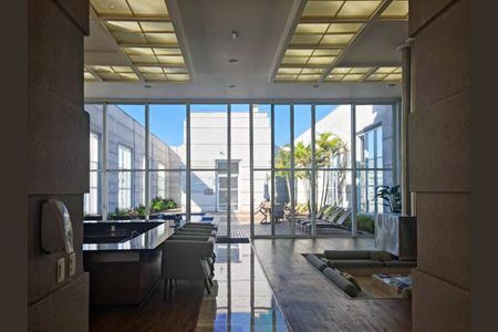 Studio à venda com 48m², 1 quarto e 1 vagaÁrea gourmet