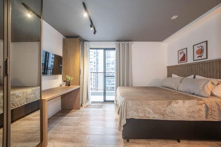 Studio de kitnet/studio para alugar com 1 quarto, 24m² em Jardim das Acacias, São Paulo