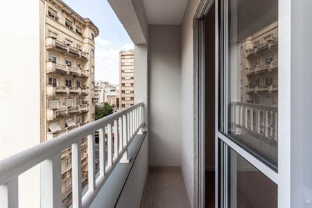 Varanda do Studio de kitnet/studio à venda com 1 quarto, 22m² em Campos Elíseos, São Paulo