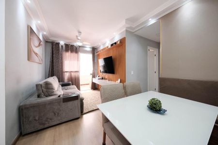 Sala/Cozinha de apartamento à venda com 2 quartos, 63m² em Vila Guilhermina, São Paulo